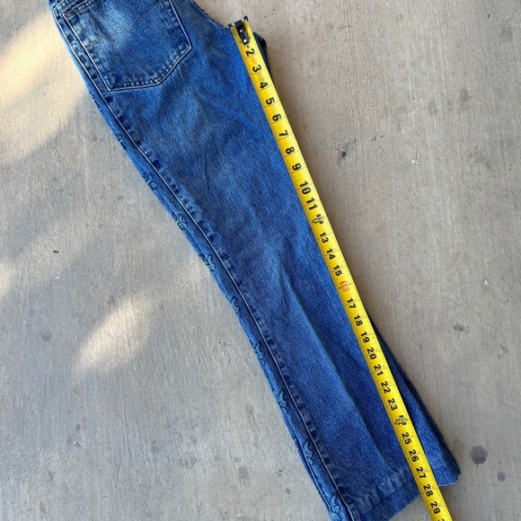 Y2K Low Rise Trust Me Jeans – Butterfly Side Embroidery - Picture 7 of 8